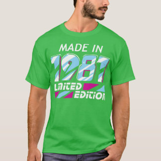 Camiseta Feito em 1981, com todas as peças originais 37 pre