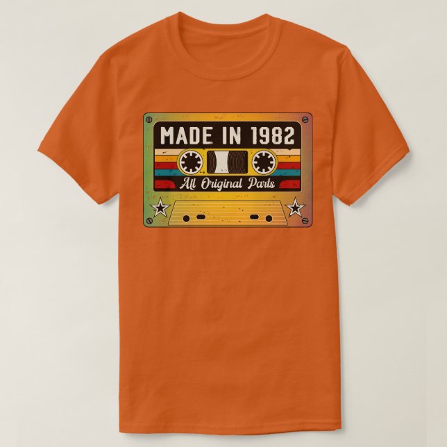 Camiseta Feito em 1982 (Frente do Design)