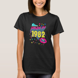 Camiseta Feito em 1982 aniversário de 40 anos 80s 90s 1990s