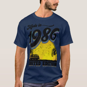 Camiseta Feito em 1986, Edição limitada