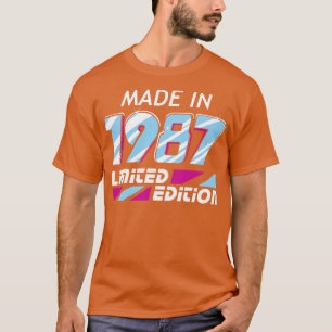 Camiseta Feito em 1987, Limited Edition 1