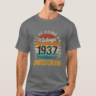 Camiseta Feito Em 1989, Em Floral, 34 Anos De Idade, 34 Don
