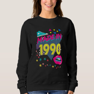 Camiseta Feito em 1990 32º aniversário 80s 90s 1990s 1980s