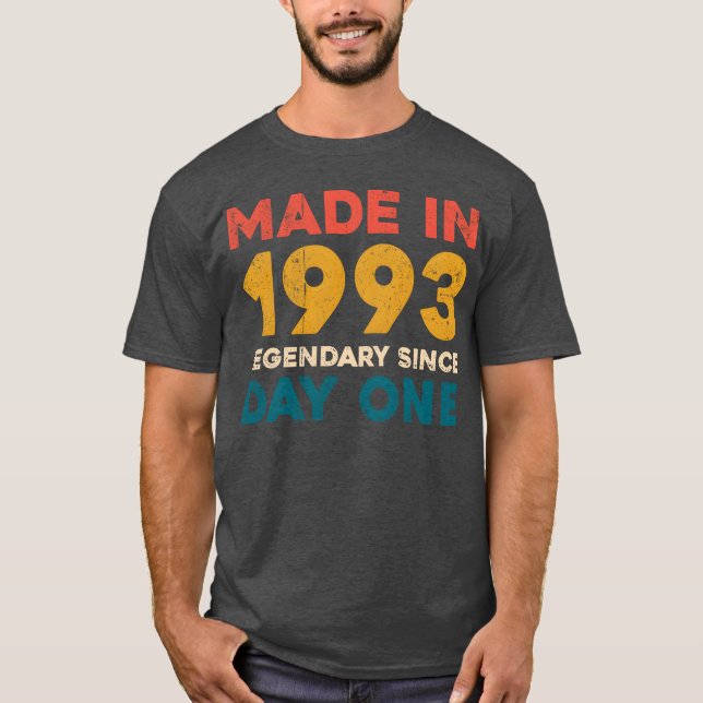 Camiseta Feito em 1993 vintage (Frente)