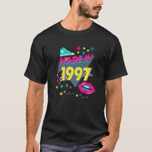 Camiseta Feito em 1997 25 Aniversário dos anos 80 e 90 dos 