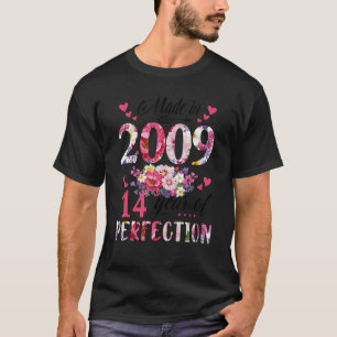 Camiseta Feito Em 2009, Aos 14 Anos De Aniversário De 14