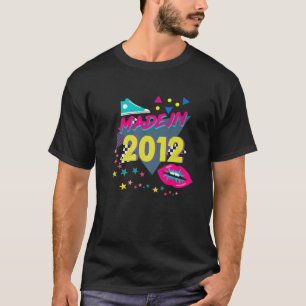 Camiseta Feito Em 2012, 10º Aniversário, 80S 90S 1990S N.