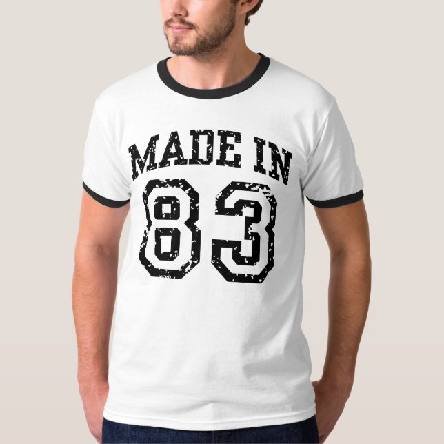 Camiseta Feito em 83 (Frente)
