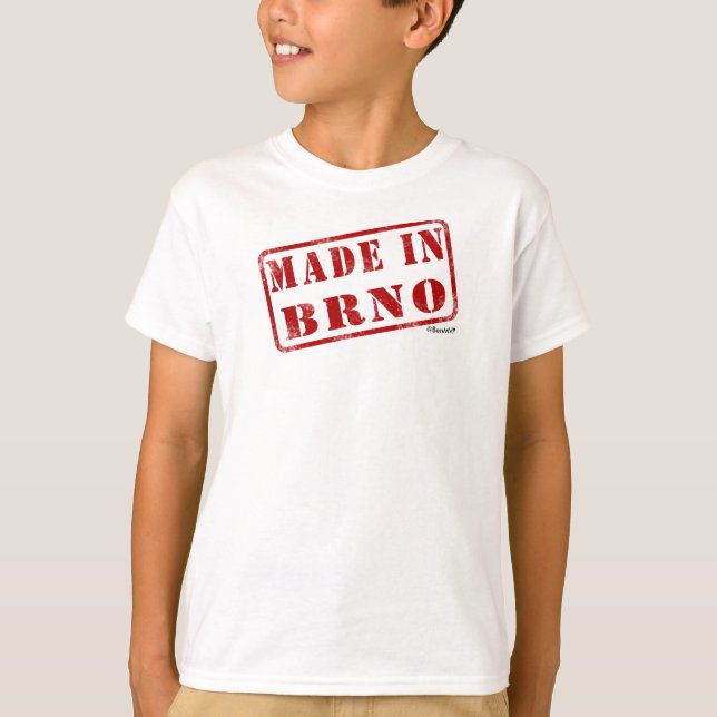 Camiseta Feito em Brno (Frente)