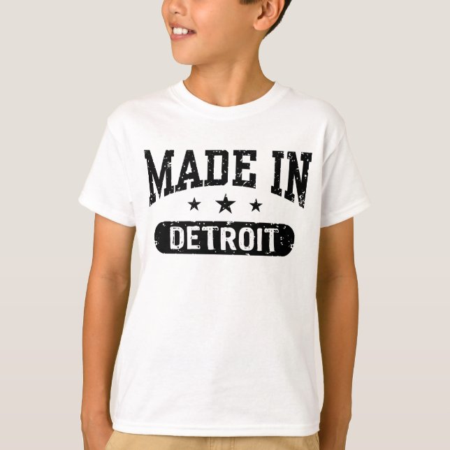 Camiseta Feito em Detroit (Frente)