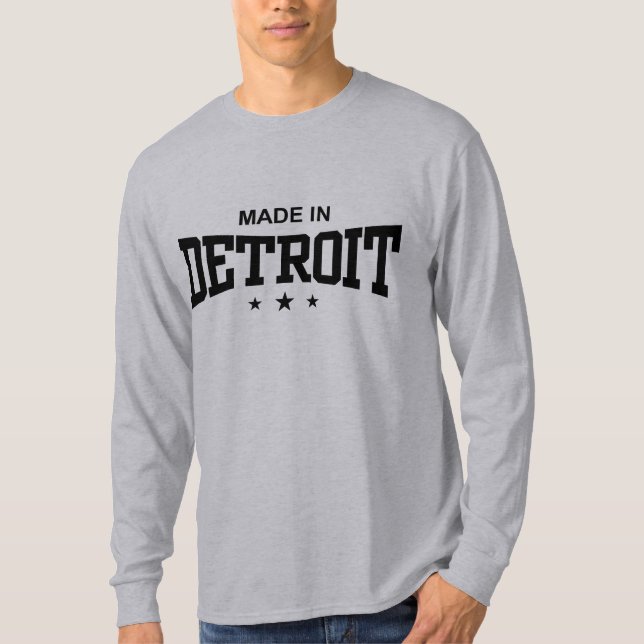 Camiseta Feito em Detroit (Frente)