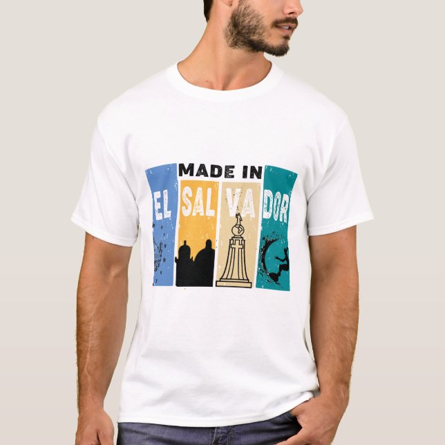 CAMISETA FEITO EM EL SALVADOR (Frente)
