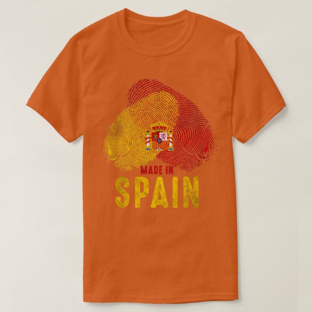 Camiseta Feito em Espanha (Frente do Design)