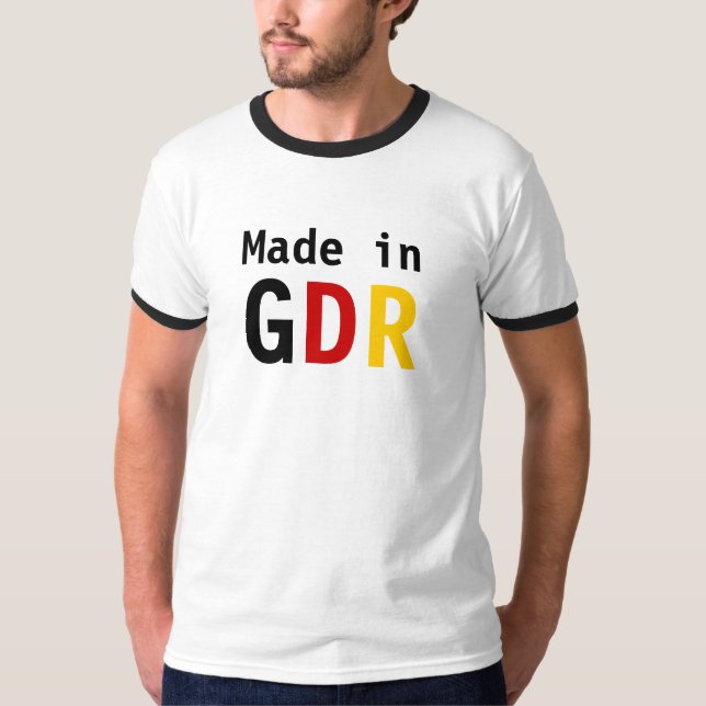 Camiseta Feito em GDR (Frente)