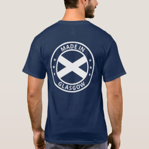 Camiseta Feito em Glasgow (Editar)