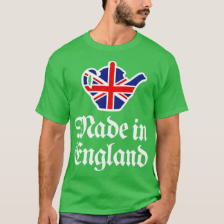 Camiseta Feito em Inglaterra, bule Excelente Reino Unido