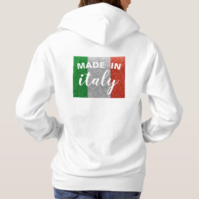 Camiseta Feito em Itália, Deusa Italiana Monograma da Glitt (Verso)