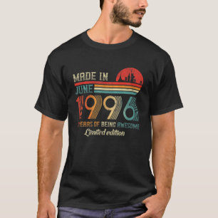 Camiseta Feito Em Junho De 1996, Em 25 Anos De Aparência De