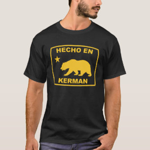 Camiseta Feito em Kerman República Califórnia Costa do Pací