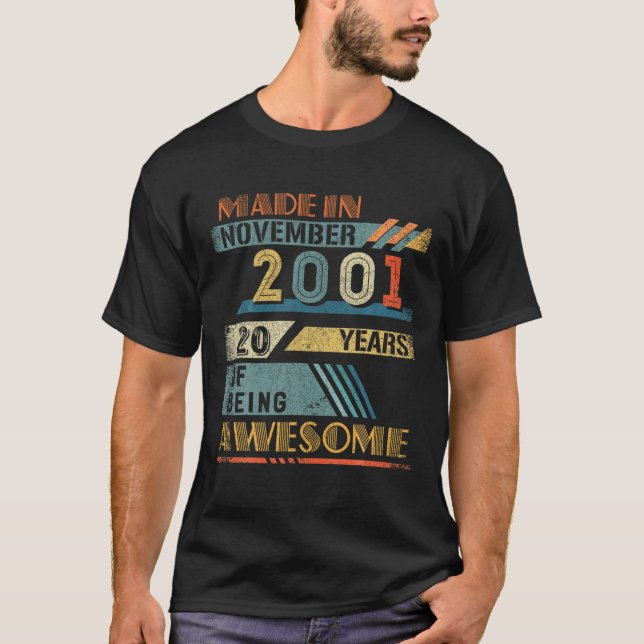 Camiseta Feito Em Novembro De 1951, Aos 70 Anos De Aniversá (Frente)