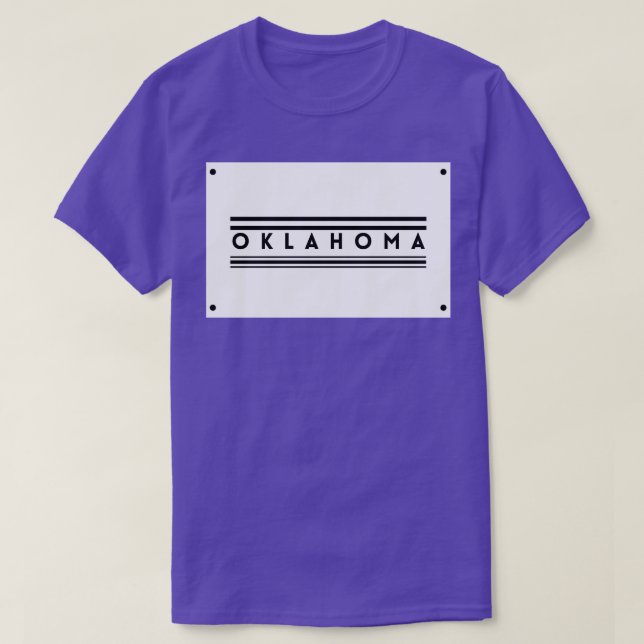 Camiseta Feito Em Oklahoma 2 (Frente do Design)