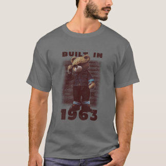 Camiseta Feito em Presente B-day em 1963 | 60 anos