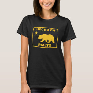 Camiseta Feito em Rialto República Califórnia Costa do Pací