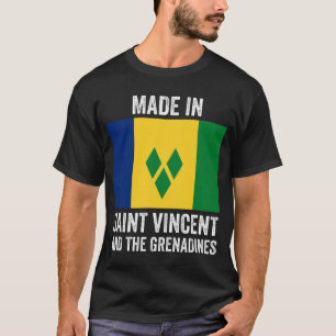 Camiseta Feito em Ruas Vicente e Granadinas // Bandeira