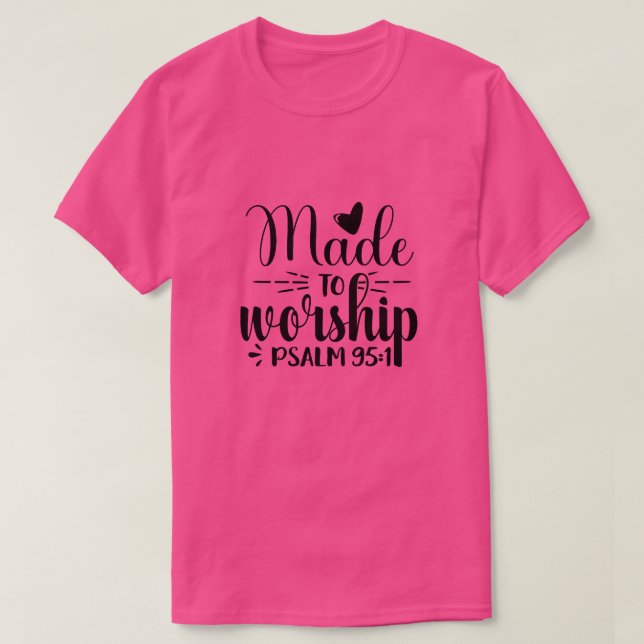 Camiseta Feito em salm de culto 95 2 (Frente do Design)