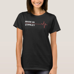 Camiseta Feito Em Stanley North Dakota City Of Birth Hometo