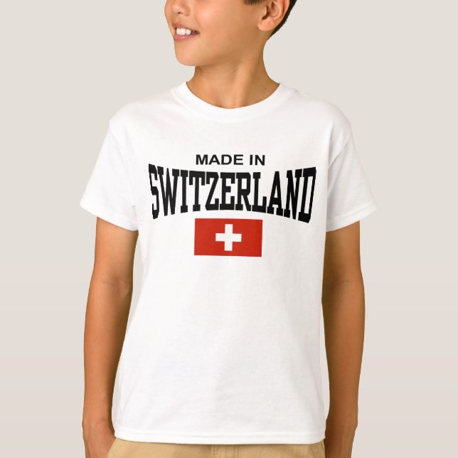 Camiseta Feito em Suiça (Frente)