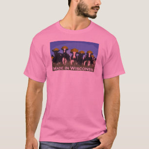 Camiseta Feito em vacas de Wisconsin