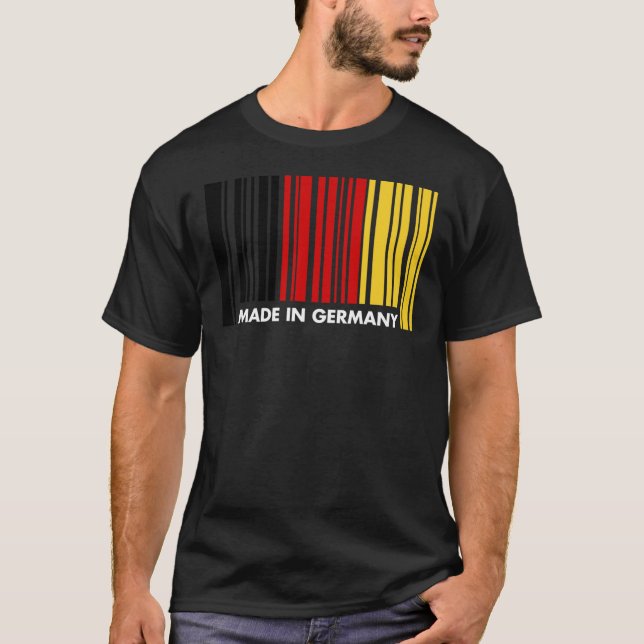Camiseta Feito na Alemanha Oktoberfest Barcode T Shirt Germ (Frente)
