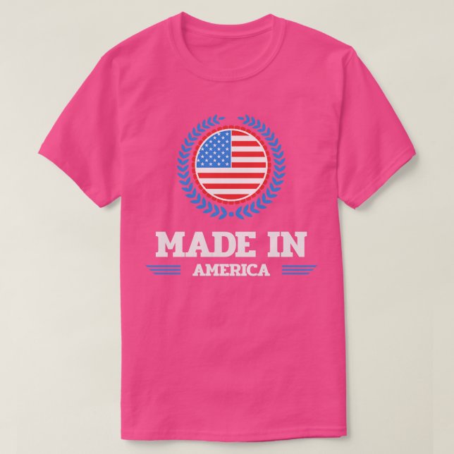 Camiseta feito na américa (Frente do Design)