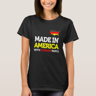 Camiseta Feito Na América Com Partes Alemãs E Imigrantes Or