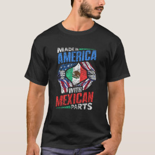 Camiseta Feito Na América Com Partes Mexicanas Do País