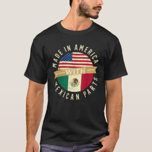Camiseta Feito na América com Partes Mexicanas no México Ba