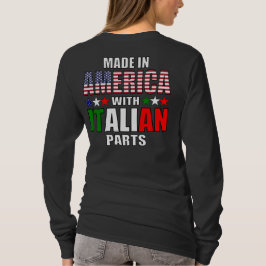 Camiseta Feito na América com peças italianas
