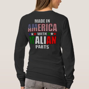 Camiseta Feito na América com peças italianas