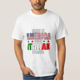 Camiseta Feito na América com peças italianas