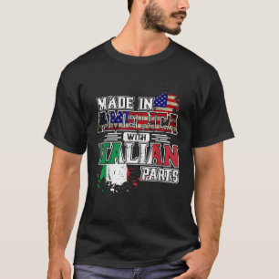 Camiseta Feito na América com peças italianas