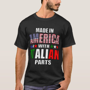 Camiseta Feito na América com peças italianas