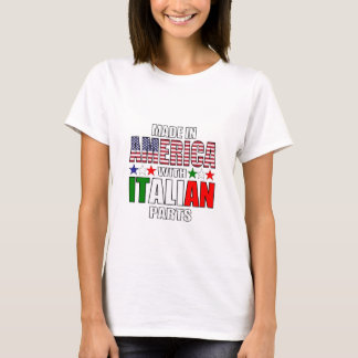 Camiseta Feito na América com peças italianas