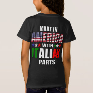 Camiseta Feito na América com peças italianas