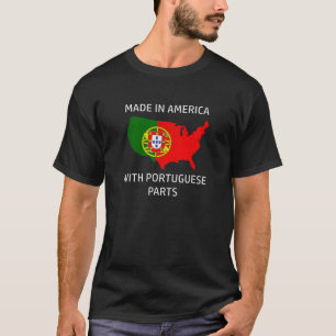Camiseta Feito na América com Portugal e