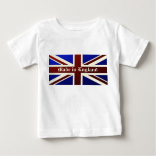 Camiseta Feito na bandeira metálica de Inglaterra Union