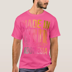 Camiseta Feito Na Indonésia Em Aquarela