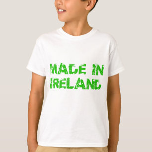 Camiseta Feito na Irlanda, na Rua.