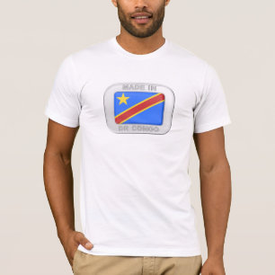 Camiseta Feito na República Democrática do Congo
