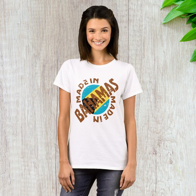 Camiseta Feito nas Bahamas (Criador carregado)